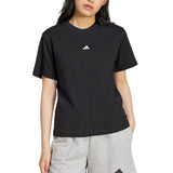 adidas Womens Essentials Small Logo Cotton Short Sleeve T-Shirt