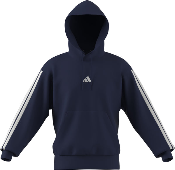 adidas Mens Essentials 3-Stripe Pullover Hoodie