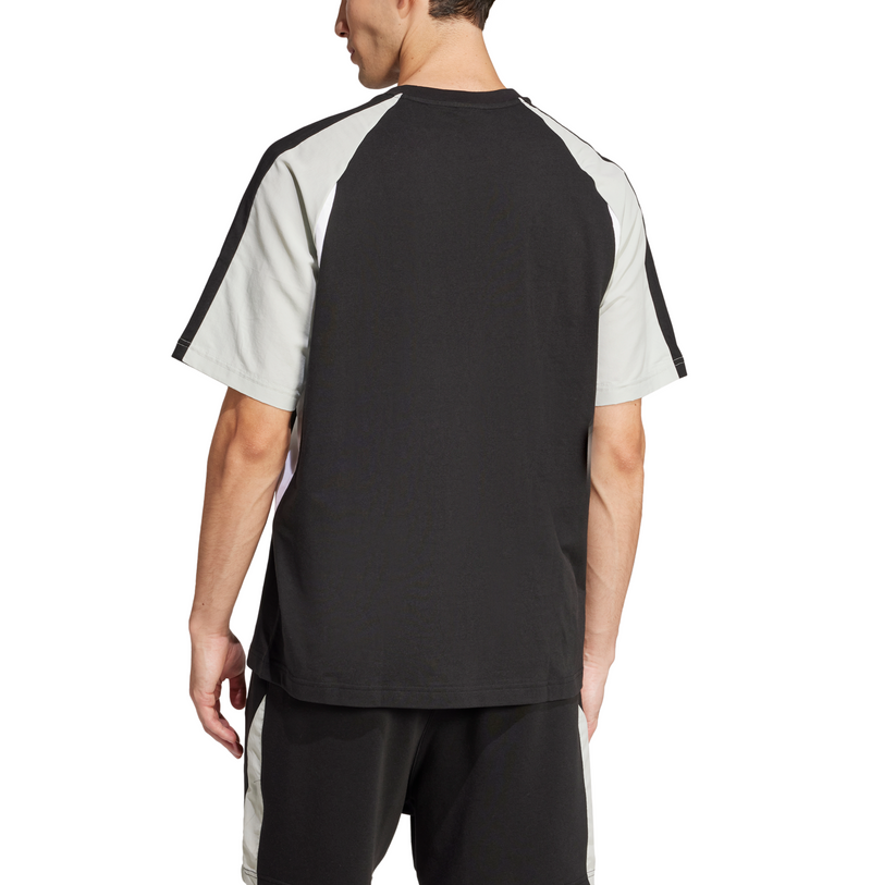 adidas Mens Seasonal Essentials Colorblock Short Sleeve T-Shirt