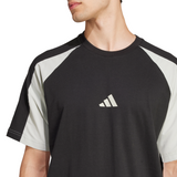 adidas Mens Seasonal Essentials Colorblock Short Sleeve T-Shirt