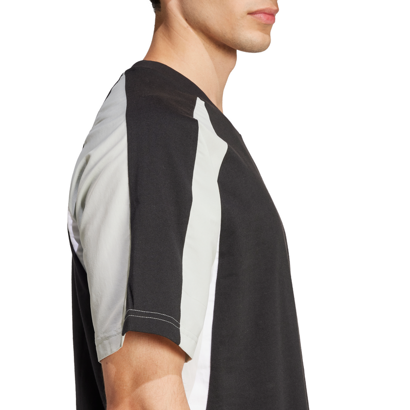adidas Mens Seasonal Essentials Colorblock Short Sleeve T-Shirt
