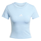 adidas Womens Essentials 3-Stripe Slim Baby T-Shirt