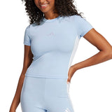 adidas Womens Essentials 3-Stripe Slim Baby T-Shirt