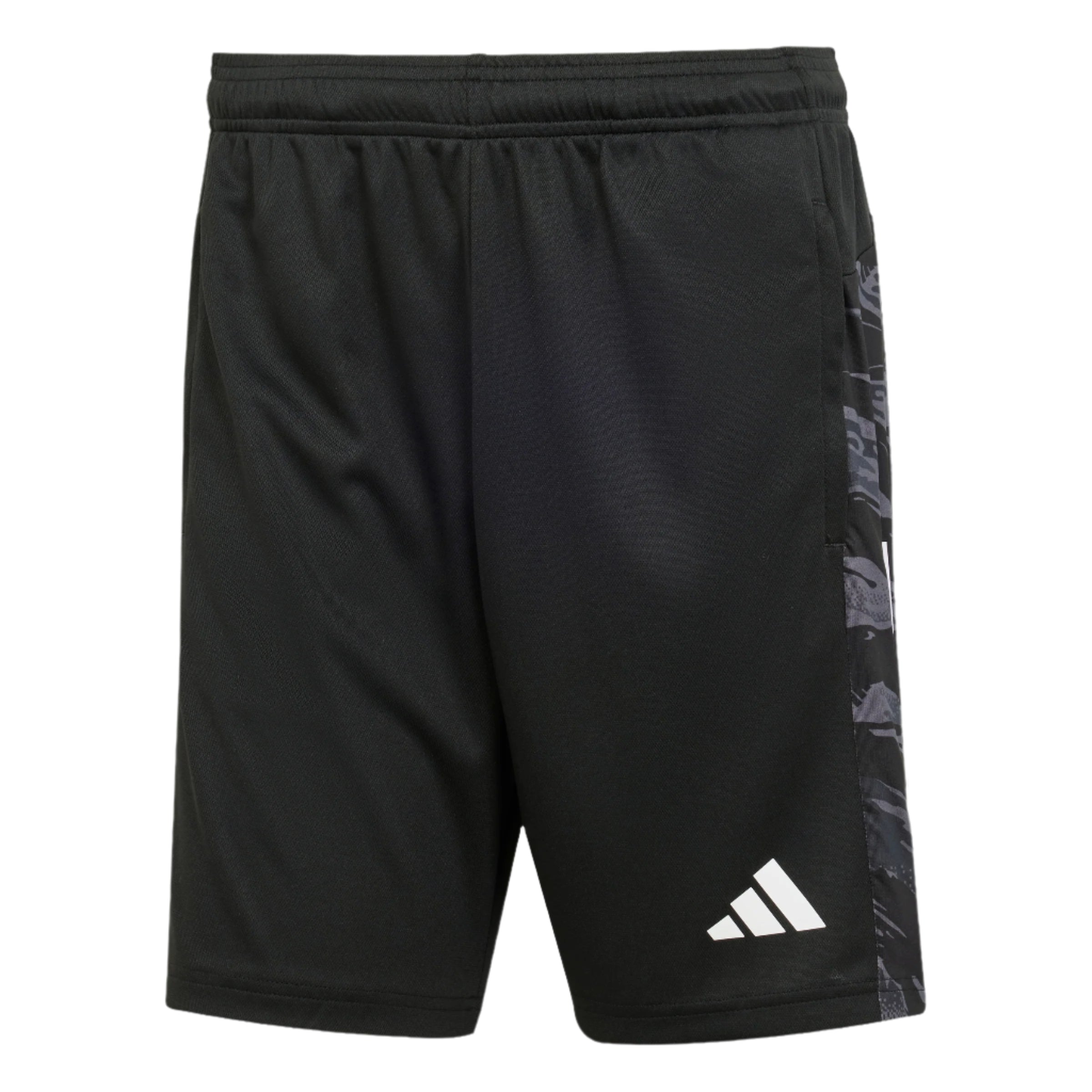 adidas Mens Train Essentials Camo 3-Stripes Shorts