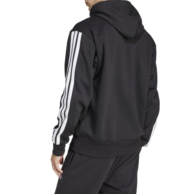 adidas Mens Essentials 3-Stripe Pullover Hoodie