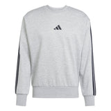 adidas Mens Essentials 3-Stripes Fleece Sweatshirt