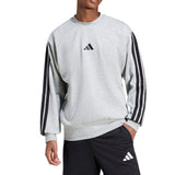 adidas Mens Essentials 3-Stripes Fleece Sweatshirt