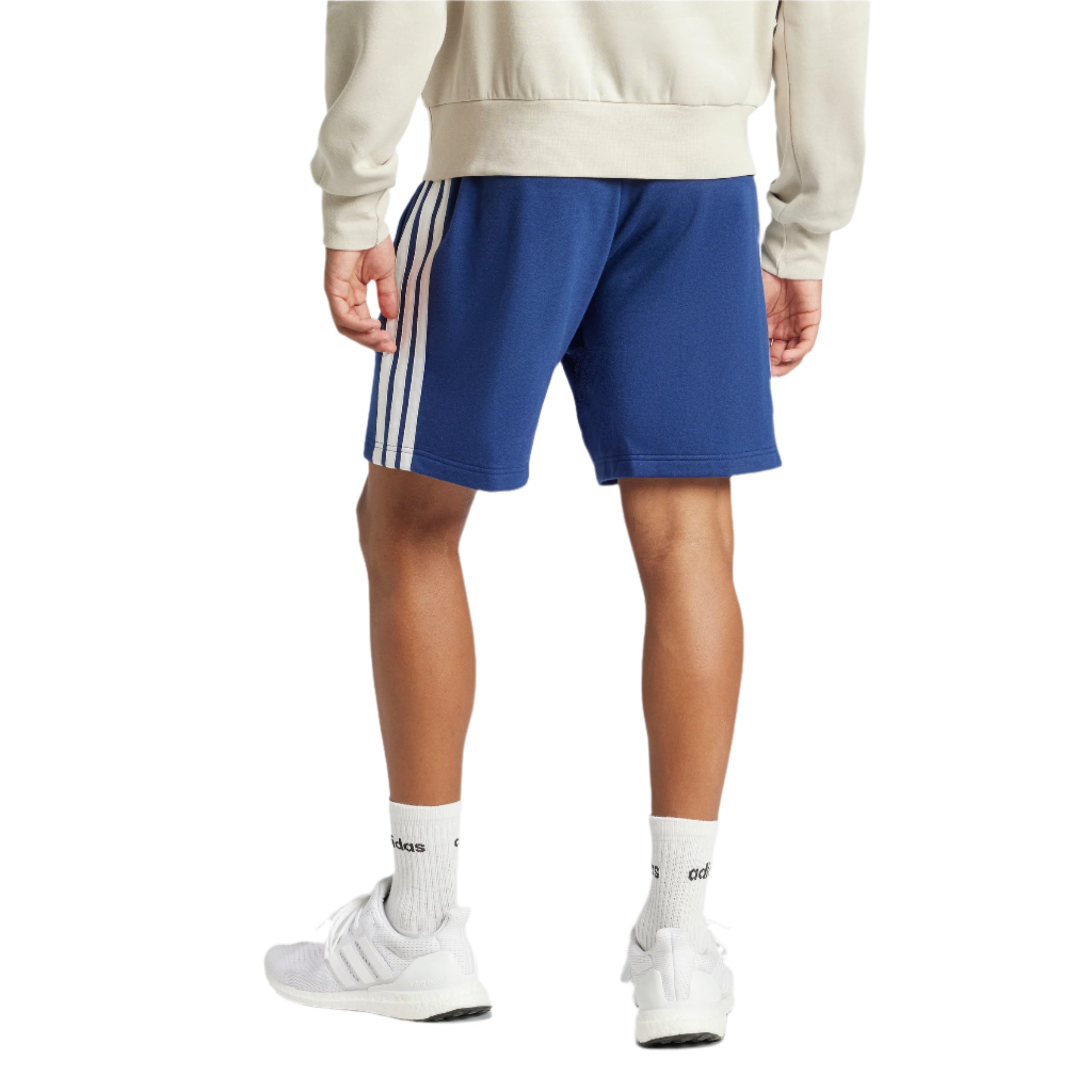 adidas Mens Essential 3-Stripes French Terry Shorts