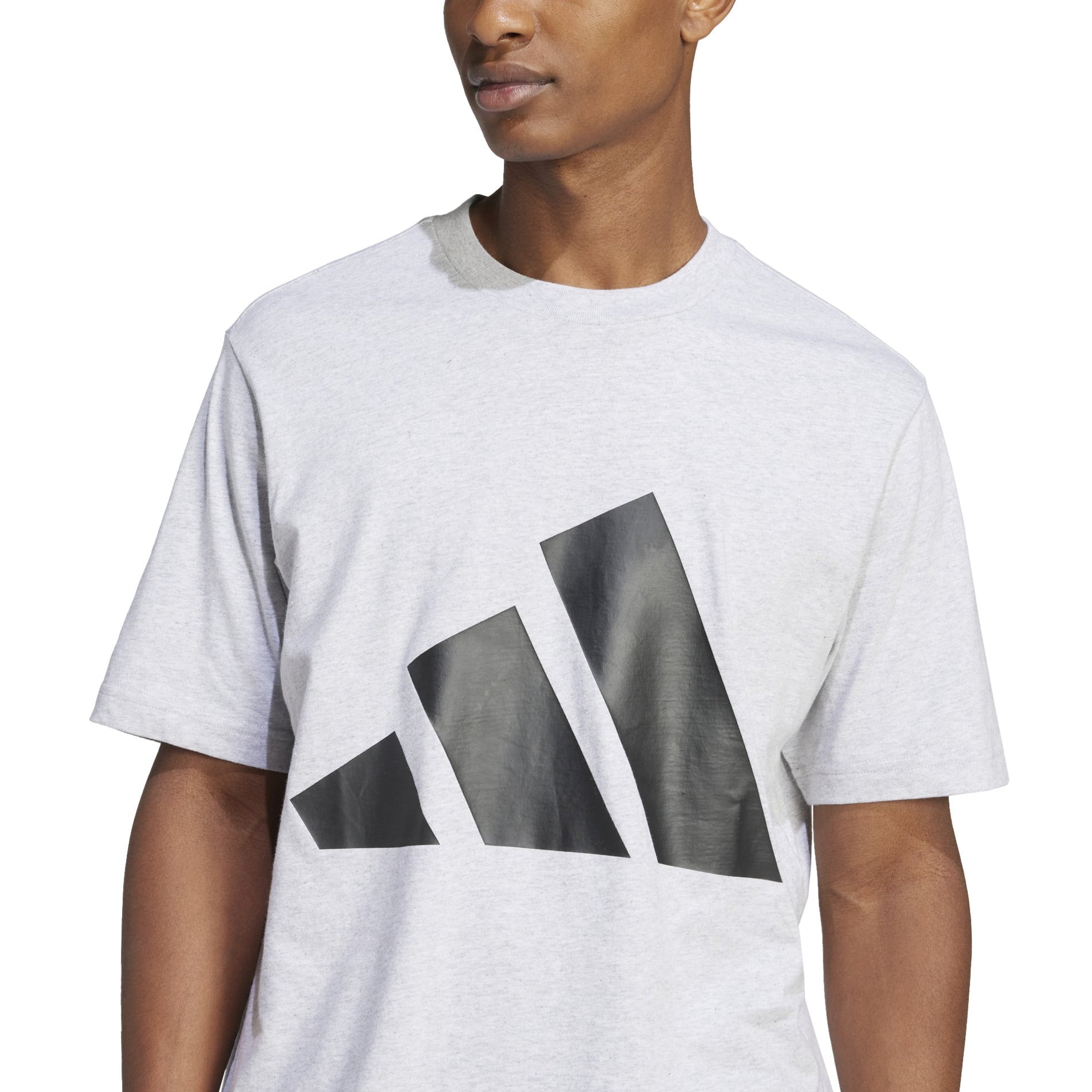 adidas Mens Essentials Big Logo Short Sleeve T-Shirt