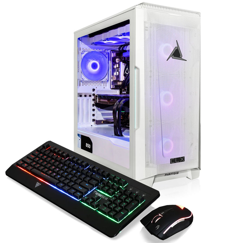 CLX SET VR-Ready Gaming Desktop - Liquid Cooled Intel Core i9 13900KF 3GHz 24-Core Processor, 64GB DDR5 Memory, GeForce RTX 4080 16GB GDDR6X Graphics, 1TB SSD, 6TB HDD, WiFi, Windows 11 Home 64-bit