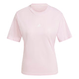 adidas Womens Essentials Small Logo Cotton Short Sleeve T-Shirt