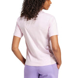 adidas Womens Essentials Small Logo Cotton Short Sleeve T-Shirt
