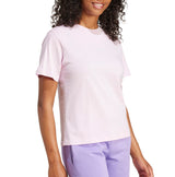 adidas Womens Essentials Small Logo Cotton Short Sleeve T-Shirt
