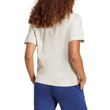 adidas Womens Essentials Small Logo Cotton Short Sleeve T-Shirt
