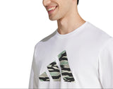 adidas Mens Codes Camo Graphic Short Sleeve T-Shirt