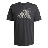 adidas Mens City Escape Logo Graphic Short Sleeve T-Shirt
