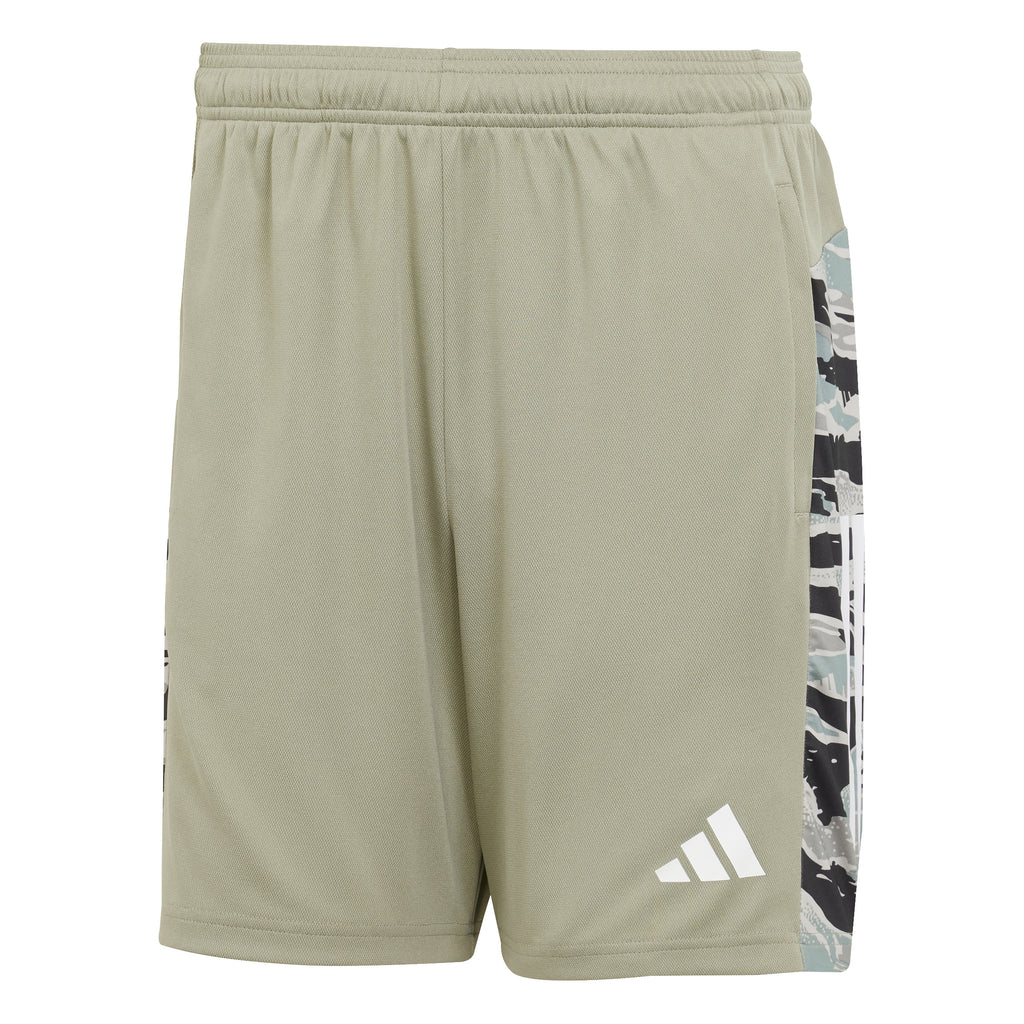 adidas Mens Train Essentials Camo 3-Stripes Shorts – ShopCGX