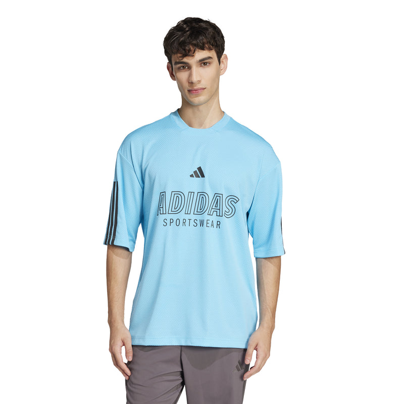 adidas Mens House of Trio Short Sleeve T-Shirt
