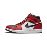 Nike Men's Air Jordan 1 Mid 'Chicago Black Toe' Shoes