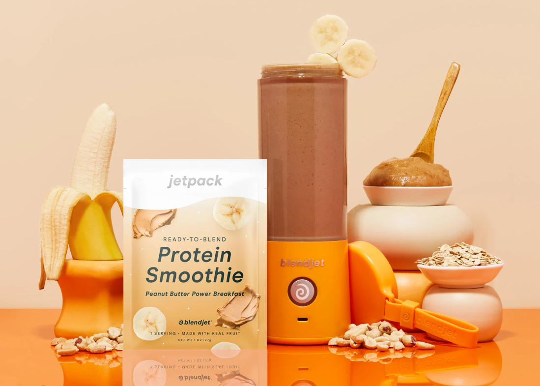 Blend Jet Peanut Butter Power Breakfast Jetpack Protein Smoothie