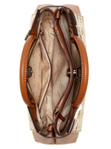 GUESS Melinda Logo Satchel Handbag