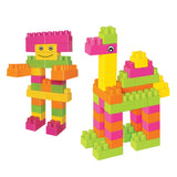 Jr. Tots 62-Piece Colorful Blocks Trolley Case Toy Set