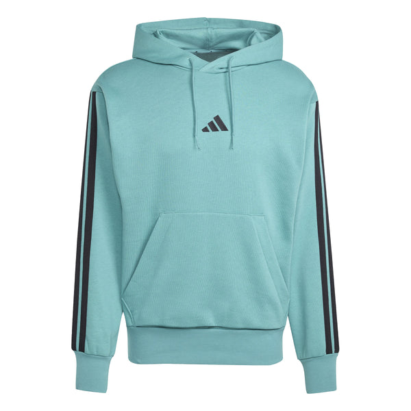 adidas Mens Essentials 3-Stripe Pullover Hoodie