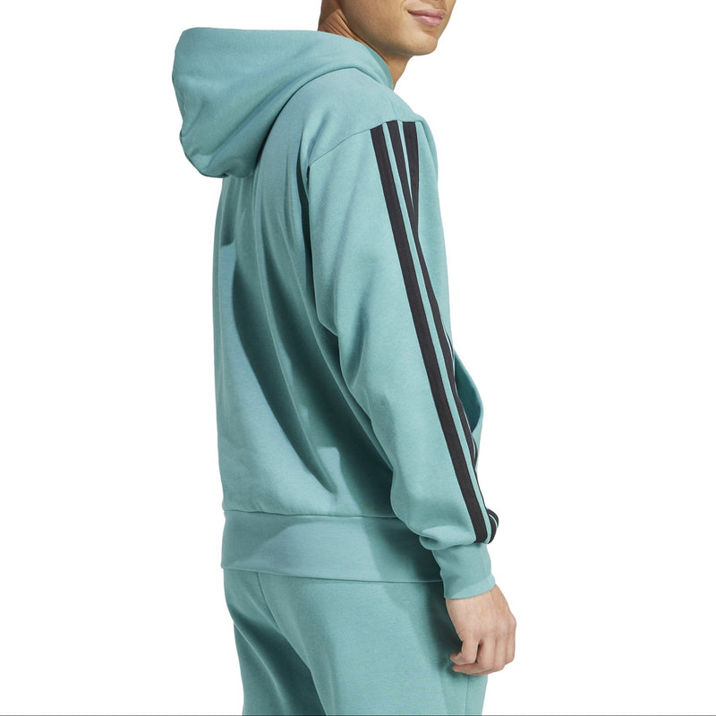 adidas Mens Essentials 3-Stripe Pullover Hoodie
