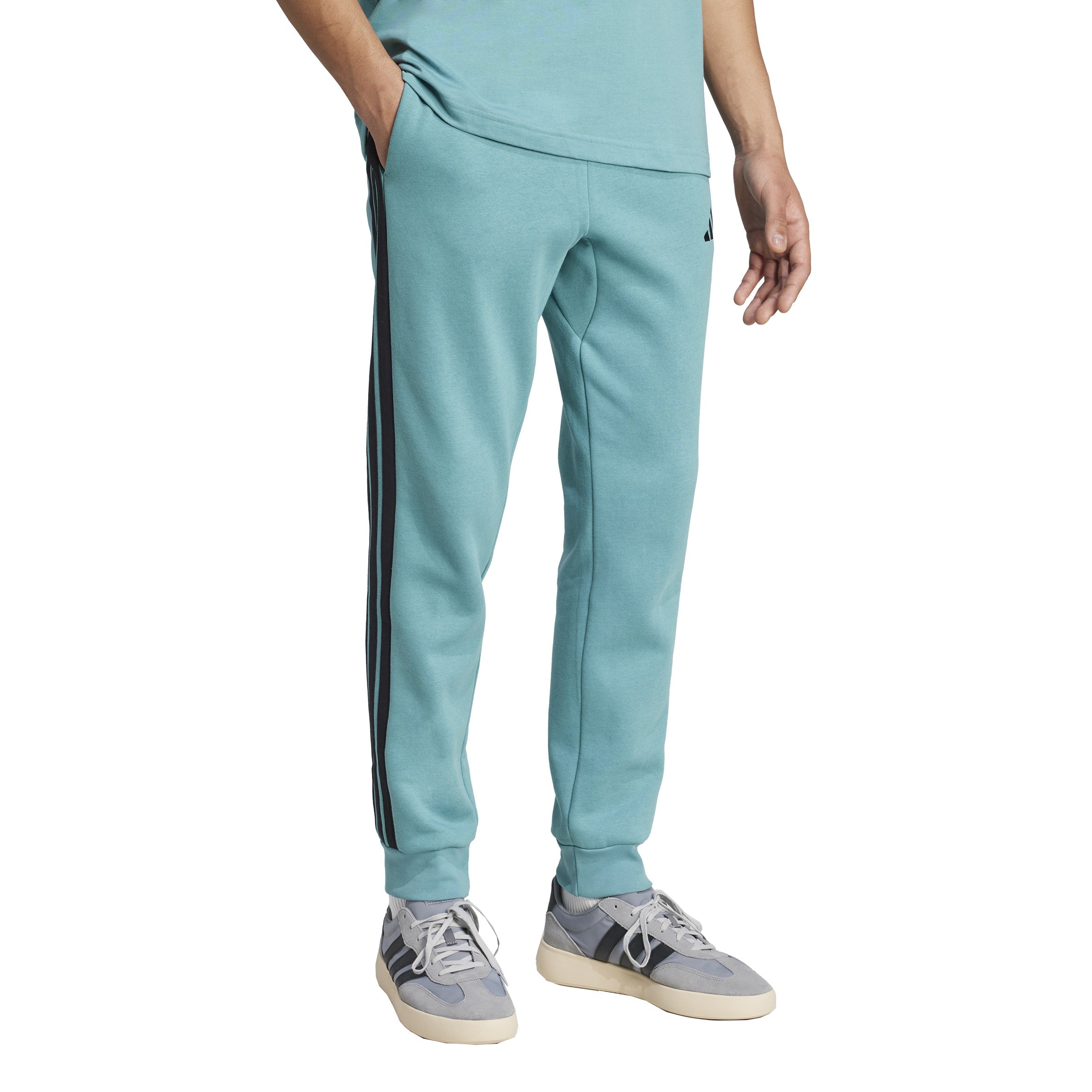 adidas Mens Essentials Stripe Jogger Pants