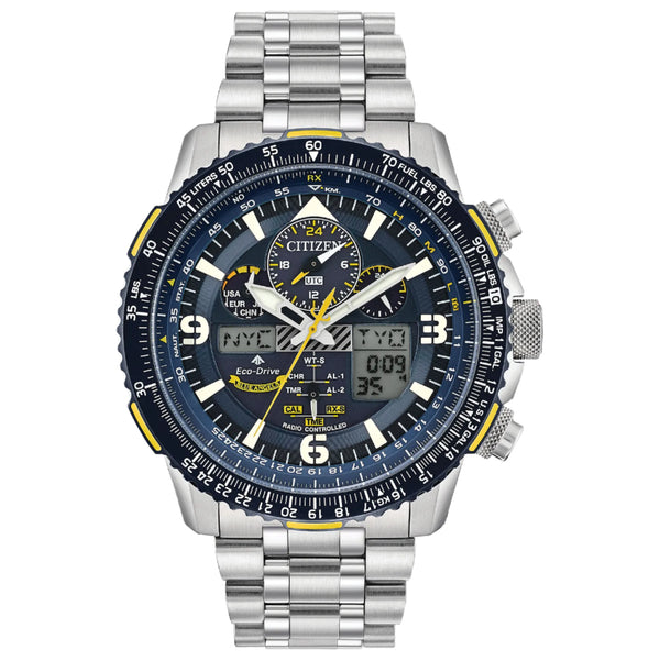 Citizen Men's Promaster Skyhawk A-T Watch - Silver -Tone Stainless Steel Bracelet