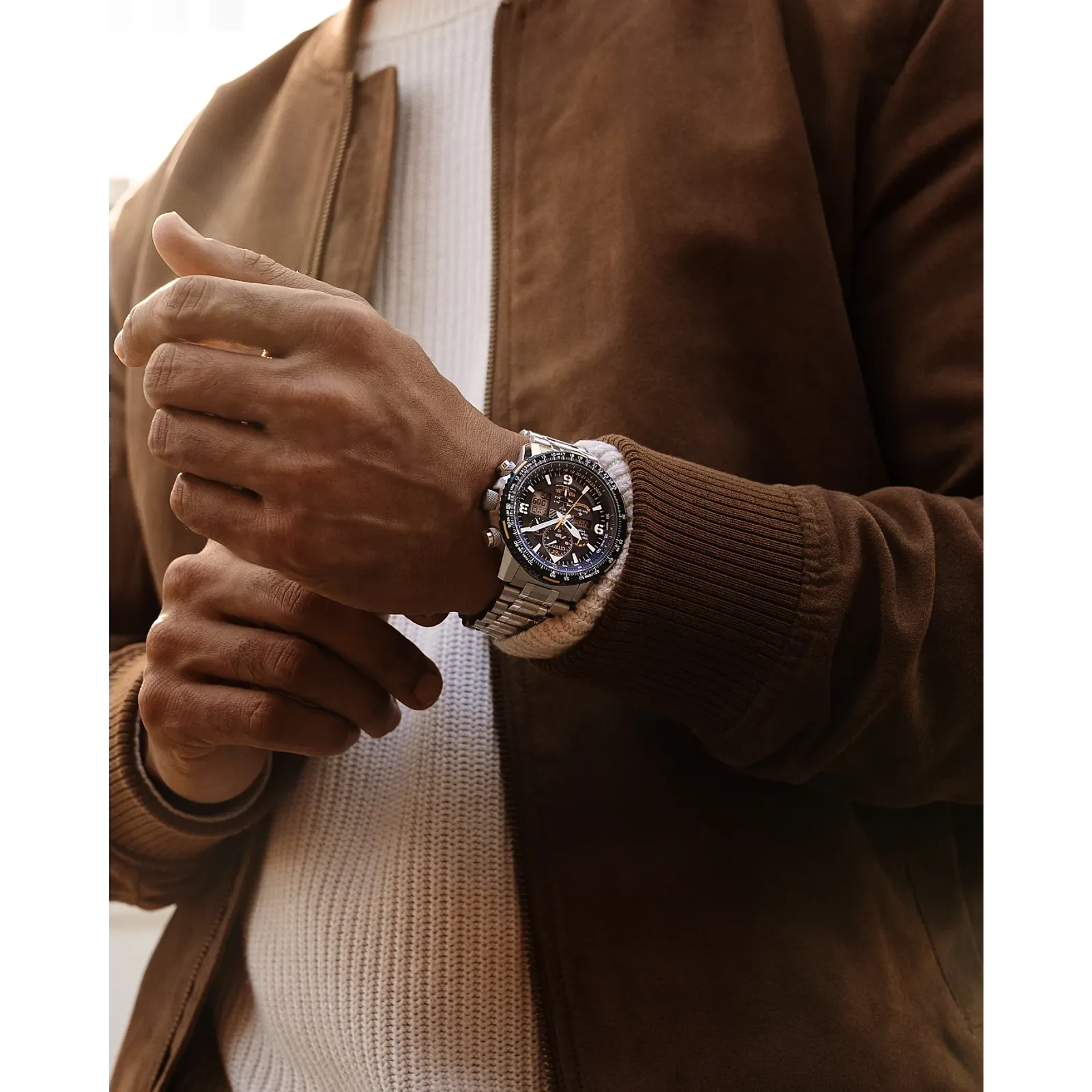 Citizen Men's Promaster Skyhawk A-T Watch - Silver -Tone Stainless Steel Bracelet