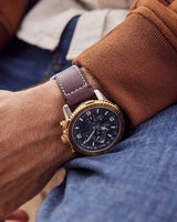 Citizen Mens Promaster Skyhawk A-T Watch - Brown Leather Strap