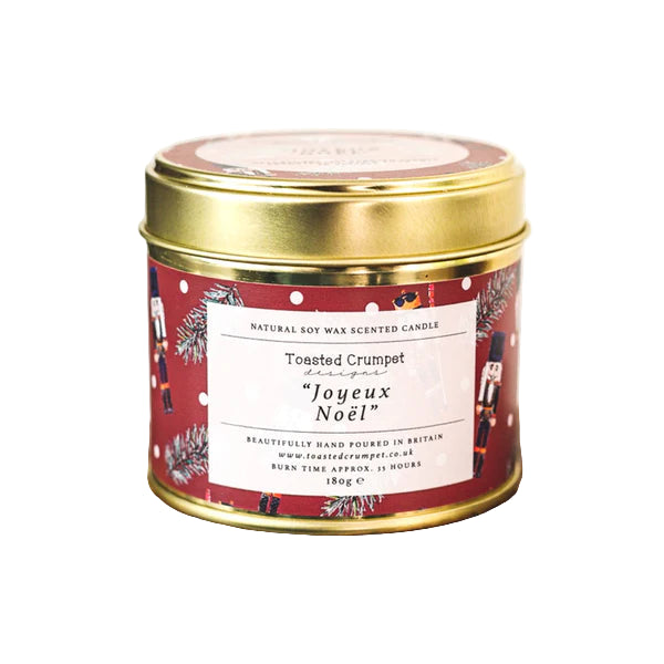 Toasted Crumpets Joyeux Noel Candle