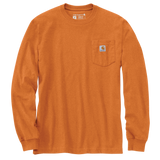 Carhartt Mens Loose Fit Heavyweight Long Sleeve Pocket T-Shirt