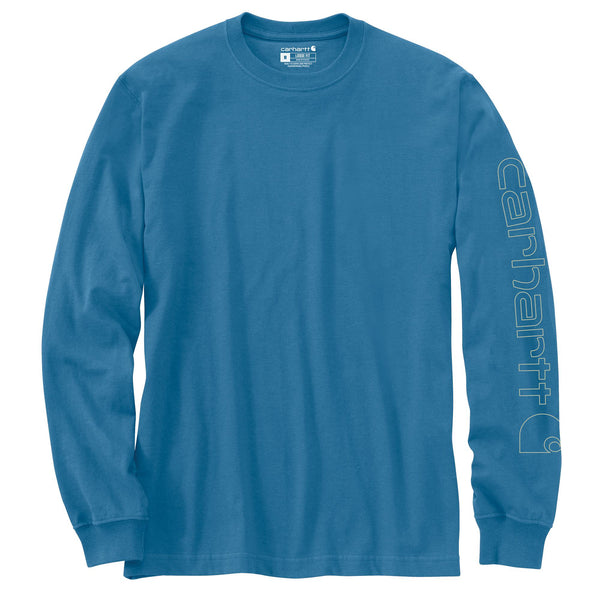 carhartt Loose Fit Heavyweight Long Sleeve Logo T-Shirt