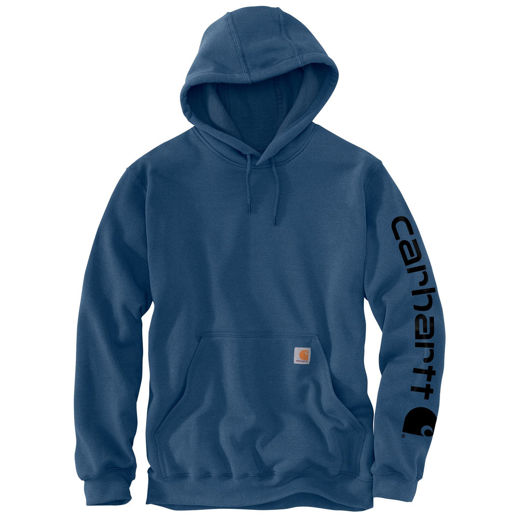 Carhartt Mens Loose Fit Midweight Graphic Sleeve Hoodie Sweatshirt