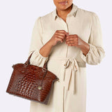BRAHMIN Large Duxbury Satchel Handbag