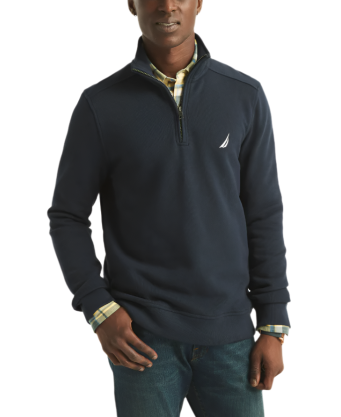 Nautica Mens 1/4 Zip Sweatshirt – ShopCGX Nautica Mens 1/4 Zip Sweatshirt – ShopCGX