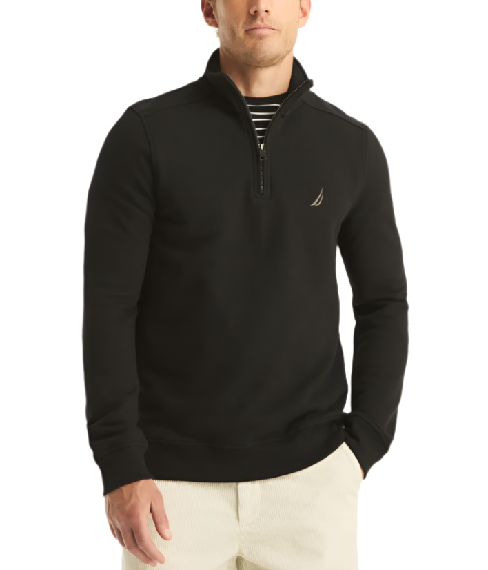 Nautica Mens 1/4 Zip Sweatshirt