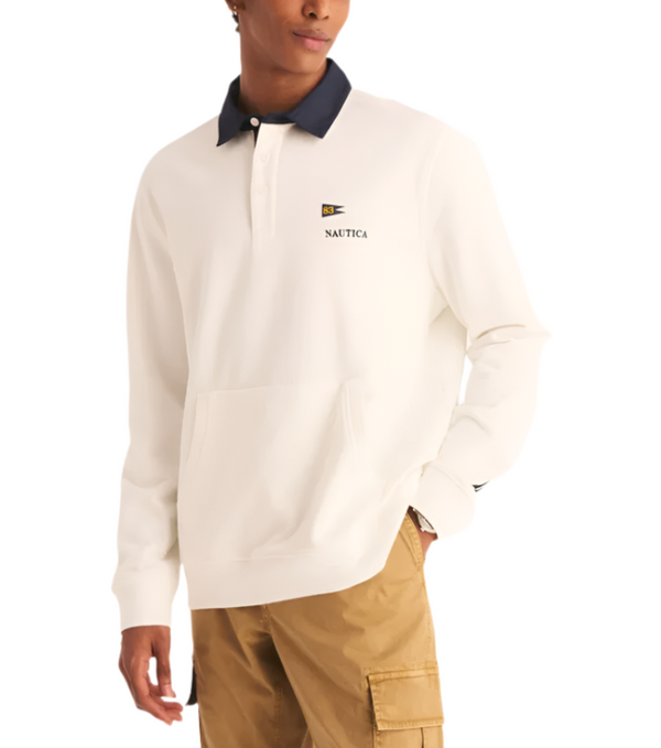 Nautica Mens Polo Sweatshirt