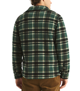 Nautica Mens Plaid Faux Shearling Long Sleeve Shirt