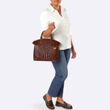 BRAHMIN Large Duxbury Satchel Handbag