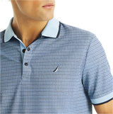 Nautica Mens Golf Geo Print Short Sleeve Polo Shirt