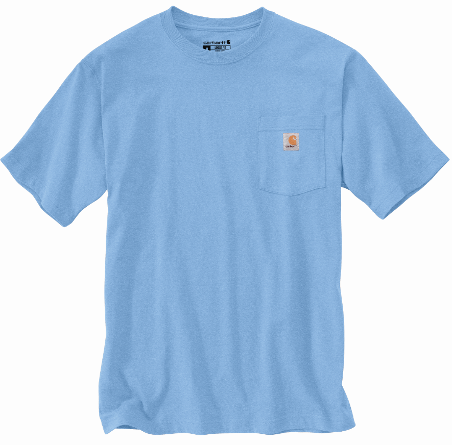Carhartt Mens Loose Fit Heavyweight Short-Sleeve Pocket T Carhartt Mens Loose Fit Heavyweight Short-Sleeve Pocket T