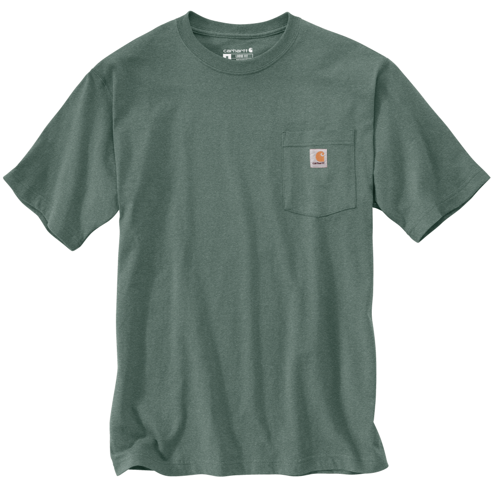 Carhartt Mens Loose Fit Heavyweight Short Sleeve Pocket T-Shirt