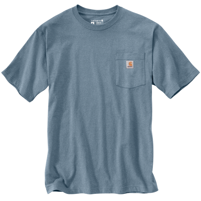 Carhartt Mens Loose Fit Heavyweight Short Sleeve Pocket T-Shirt