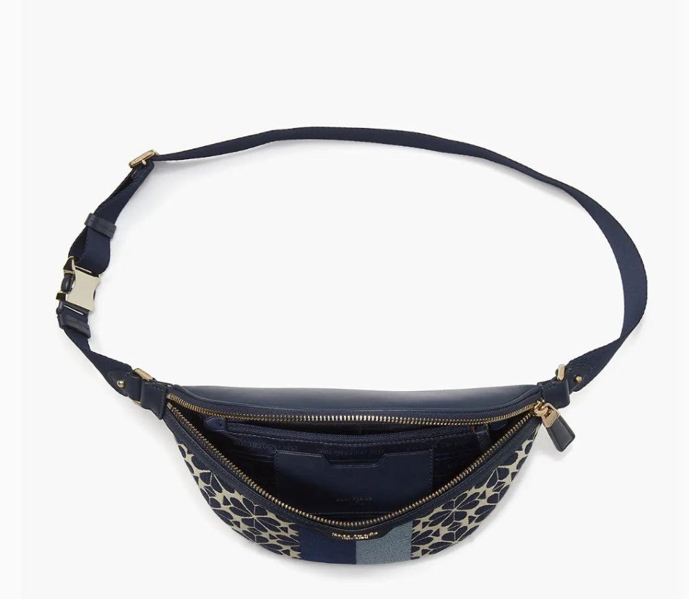 Kate Spade Spade Flower Jacquard Stripe Medium Belt Bag