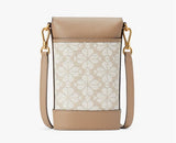 Kate Spade Spade Flower Jacquard North South Crossbody Handbag