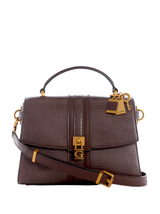 GUESS Ginevra Textured Top Handle Crossbody Handbag