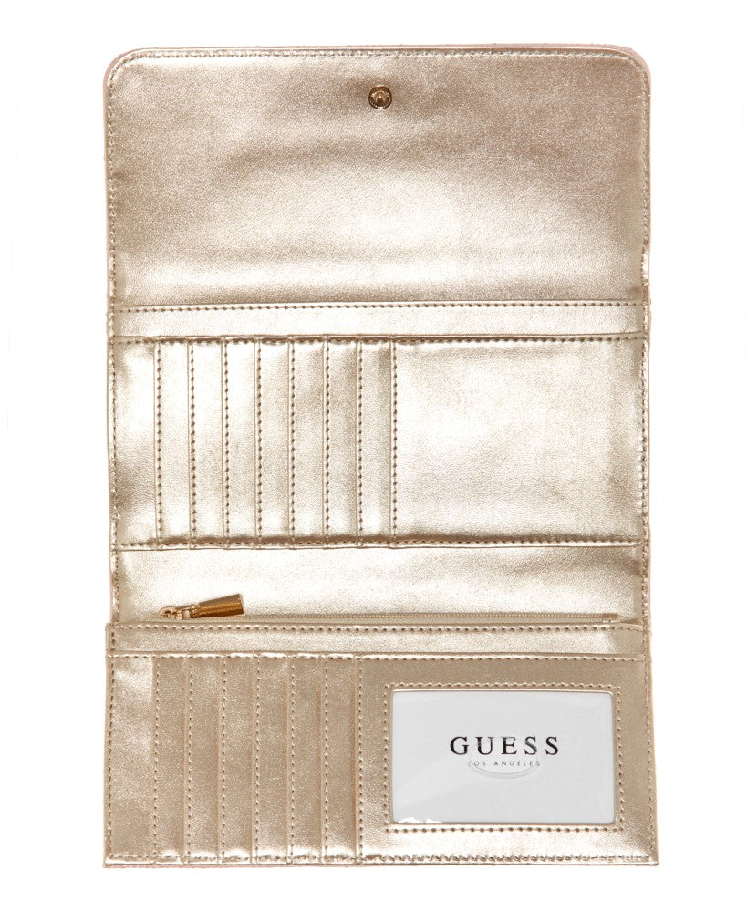 GUESS Ginevra Textured Clutch Wallet